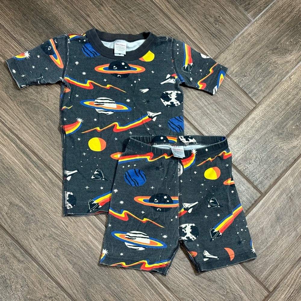 Hanna Andersson Space Short Pajama Set
